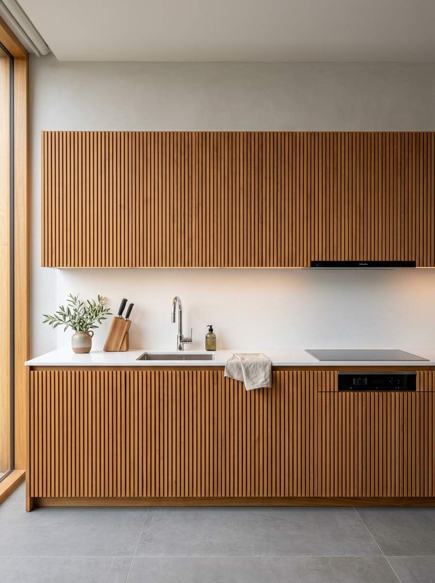 Architectural Louver Kitchen by Zucker