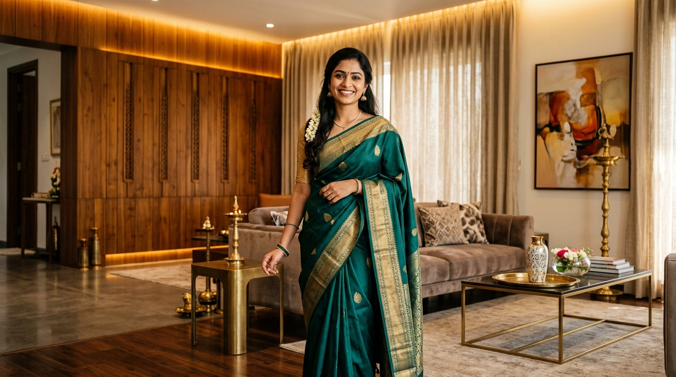 South Indian Model Luxury Interior Design Consultation